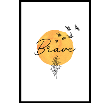 Brave master bedroom poster - TenStickers