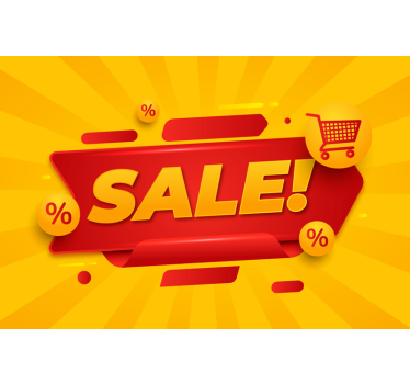 Sale promo poster wall - TenStickers