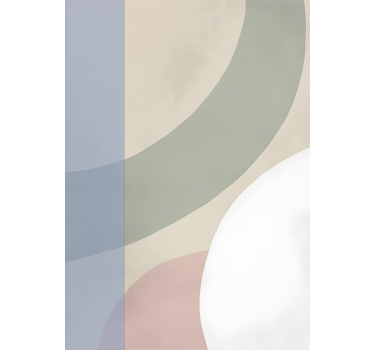 Color palette abstract wall poster - TenStickers