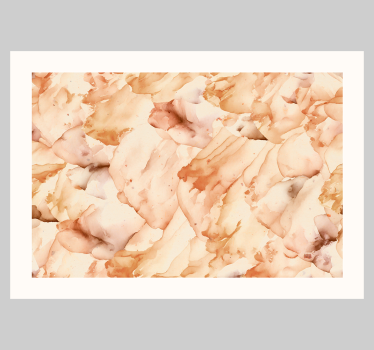 Watercolor with white frame abstract wall poster - TenStickers