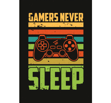 Retro design video game poster wall - TenStickers
