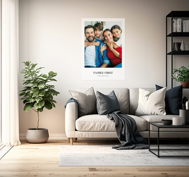 Family first love personalise poster - TenStickers