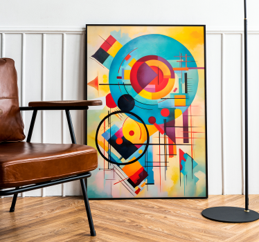Abstract expressionism art design wall art poster - TenStickers
