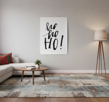 Christmas poster ho ho ho! - TenStickers