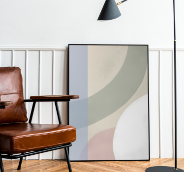 Color palette abstract wall poster - TenStickers