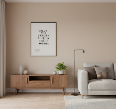 Customisable poster friendship group typography - TenStickers