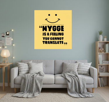 Hygge is feeling poster for teenager - TenStickers