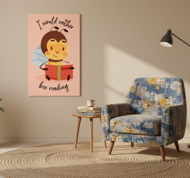 I would rather bee reading quote poster - TenStickers