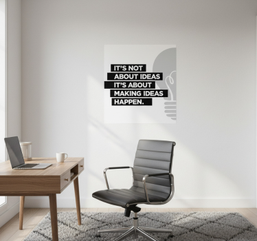 Inspiring ideas office poster - TenStickers