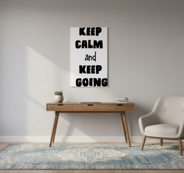 Keep calm and keep going office poster - TenStickers