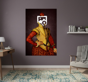Living room poster of aristocratic cats - TenStickers