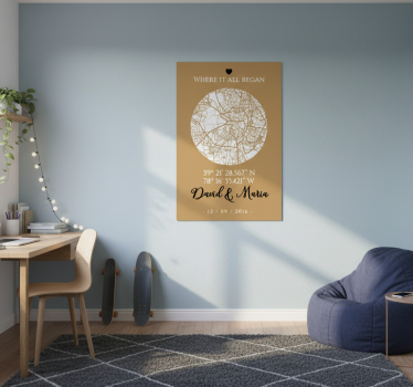 Living room poster the start of it all - TenStickers