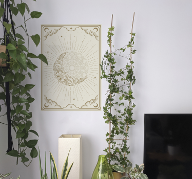 Moon Mandala Wall Posters - TenStickers