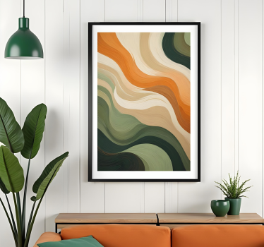 Multicolor pastels art poster - TenStickers