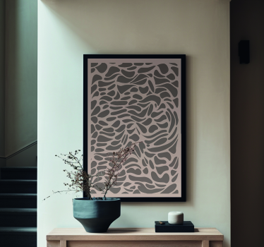 natural print scandinavian poster - TenStickers
