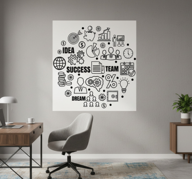Office poster business icon - TenStickers