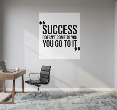 Office poster of successful great design - TenStickers