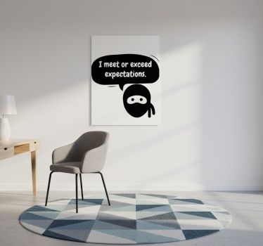 Office poster that meets or exceeds expectations - TenStickers