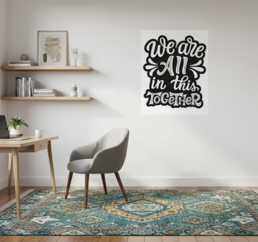 Office poster united we stand - TenStickers