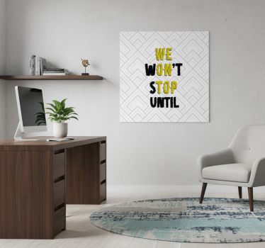 Office poster we are on top - TenStickers