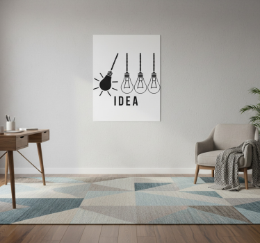 Office poster with a creative design idea - TenStickers