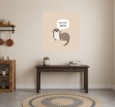 Otterly adorable kitchen poster - TenStickers