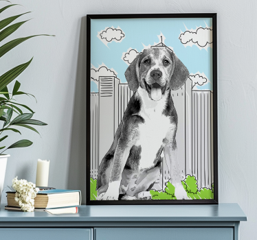 personalized Cartoon animal poster - TenStickers