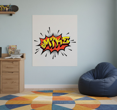 Poster for teenager in comic lettering style - TenStickers