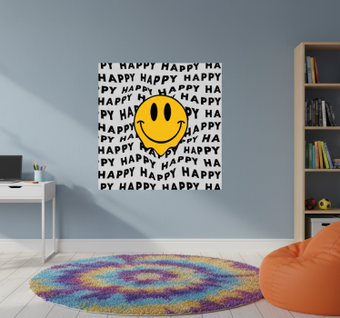 Poster for teenager smiling emoji joyful - TenStickers