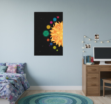Poster for teenager solar system mandalas - TenStickers