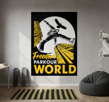 Poster for teenager urban parkour world - TenStickers