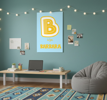Poster for teenager with name personalization - TenStickers