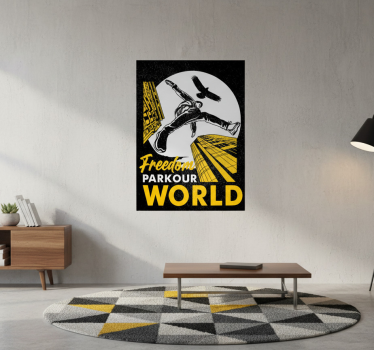 Sports poster world of parkour - TenStickers