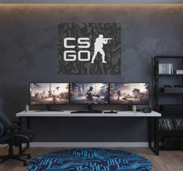 Video game poster cs:go artwork - TenStickers