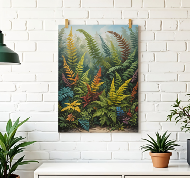 Weird Jungle  artistic drawing poster - TenStickers