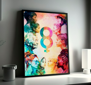 Women's day wall poster - TenStickers