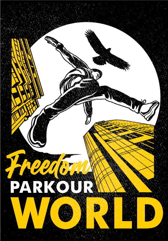 Poster for teenager urban parkour world - TenStickers