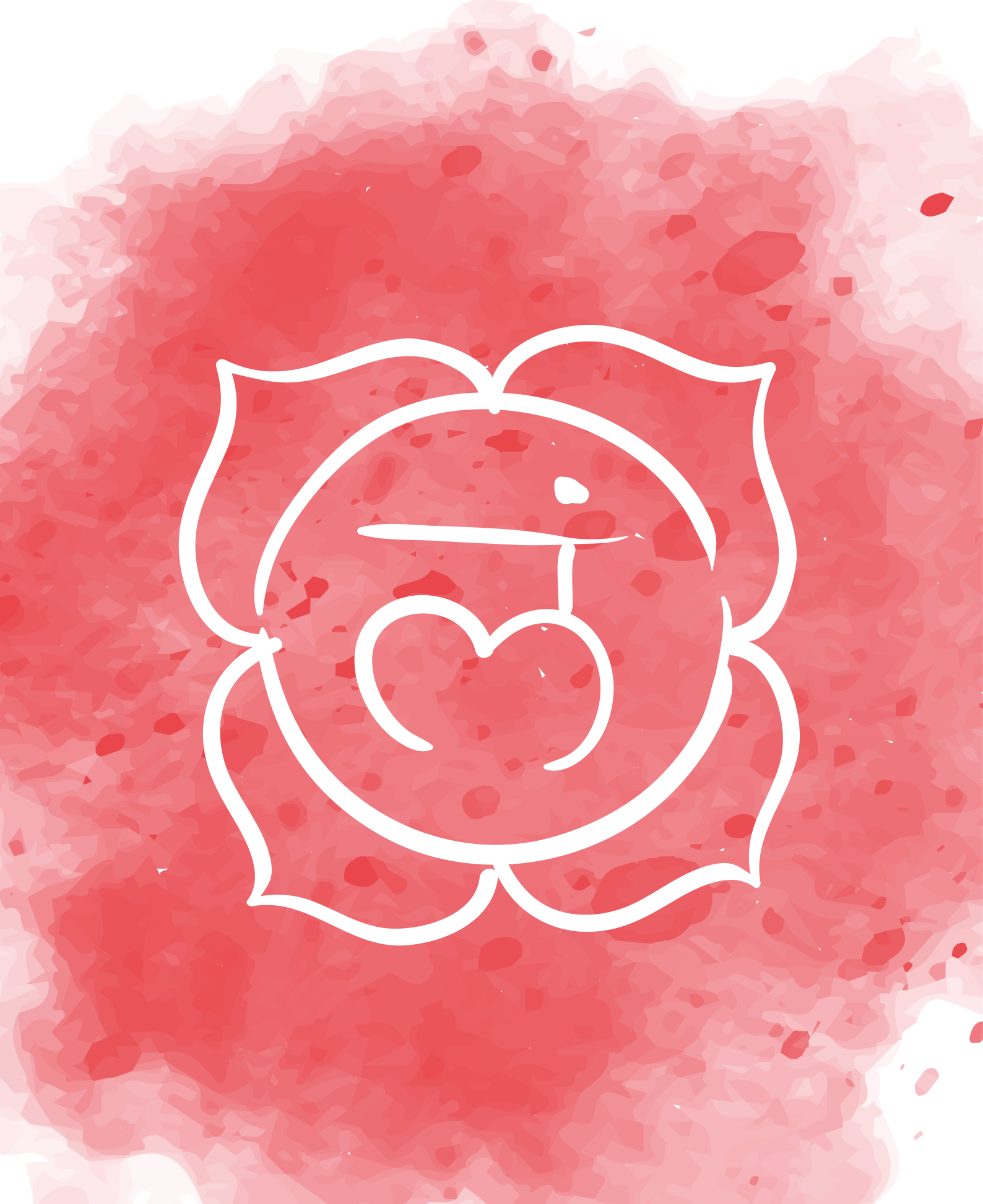 Zen poster of the beautiful root chakra symbol - TenStickers