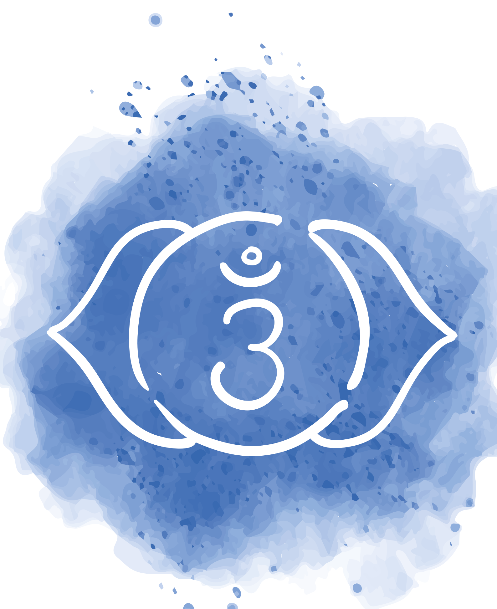 Zen poster third eye chakra symbol art print - TenStickers