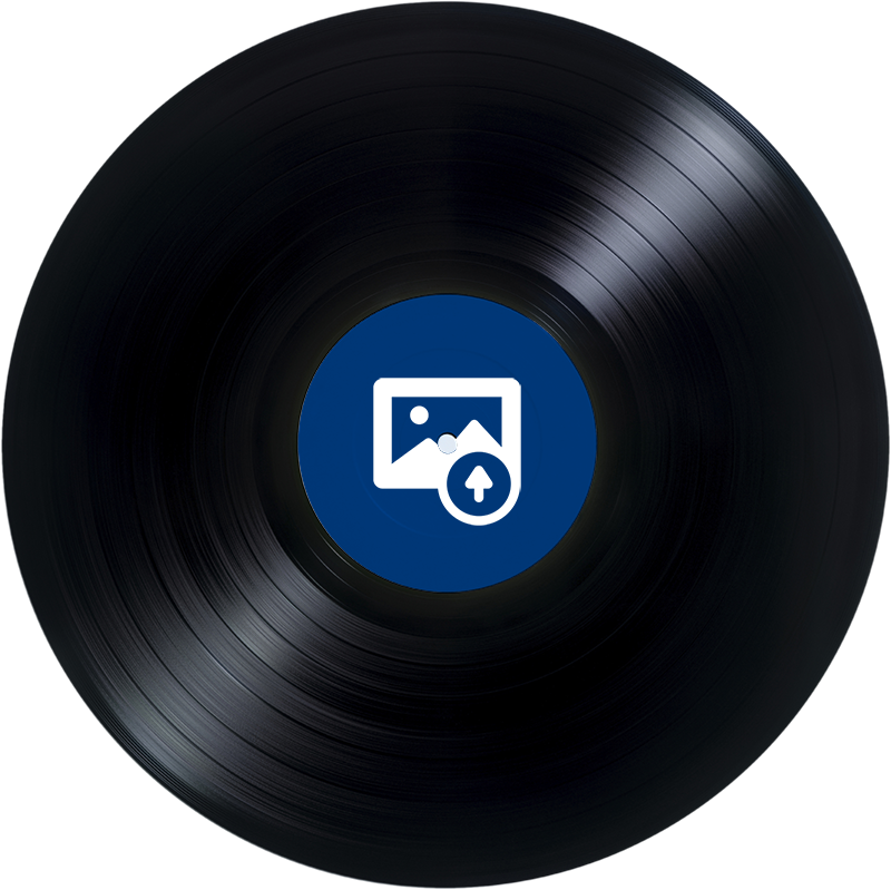 Music poster custom vinyl record stickers - TenStickers