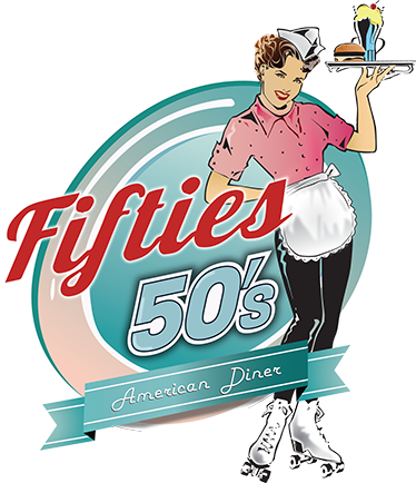Vintage poster american waitress decal - TenStickers