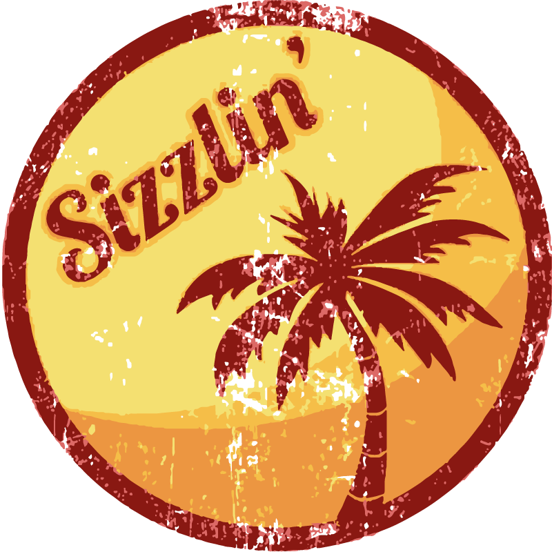 Vintage poster sizzlin' 70's vintage poster - TenStickers