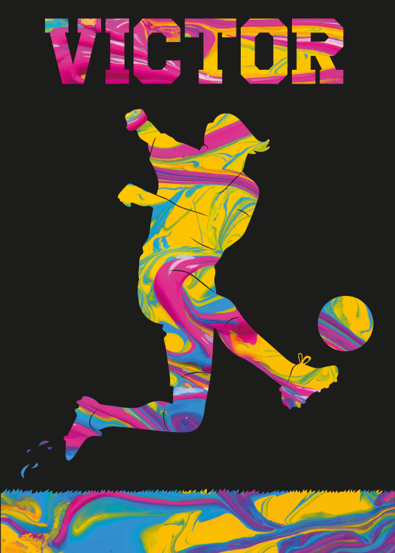 Football poster - soccer poster - TenStickers