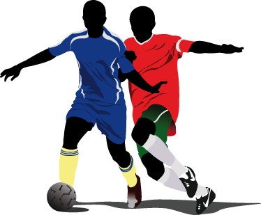 Football poster youth vinyl football players - TenStickers