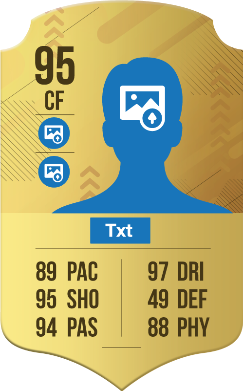 Football poster walkout custom card - TenStickers