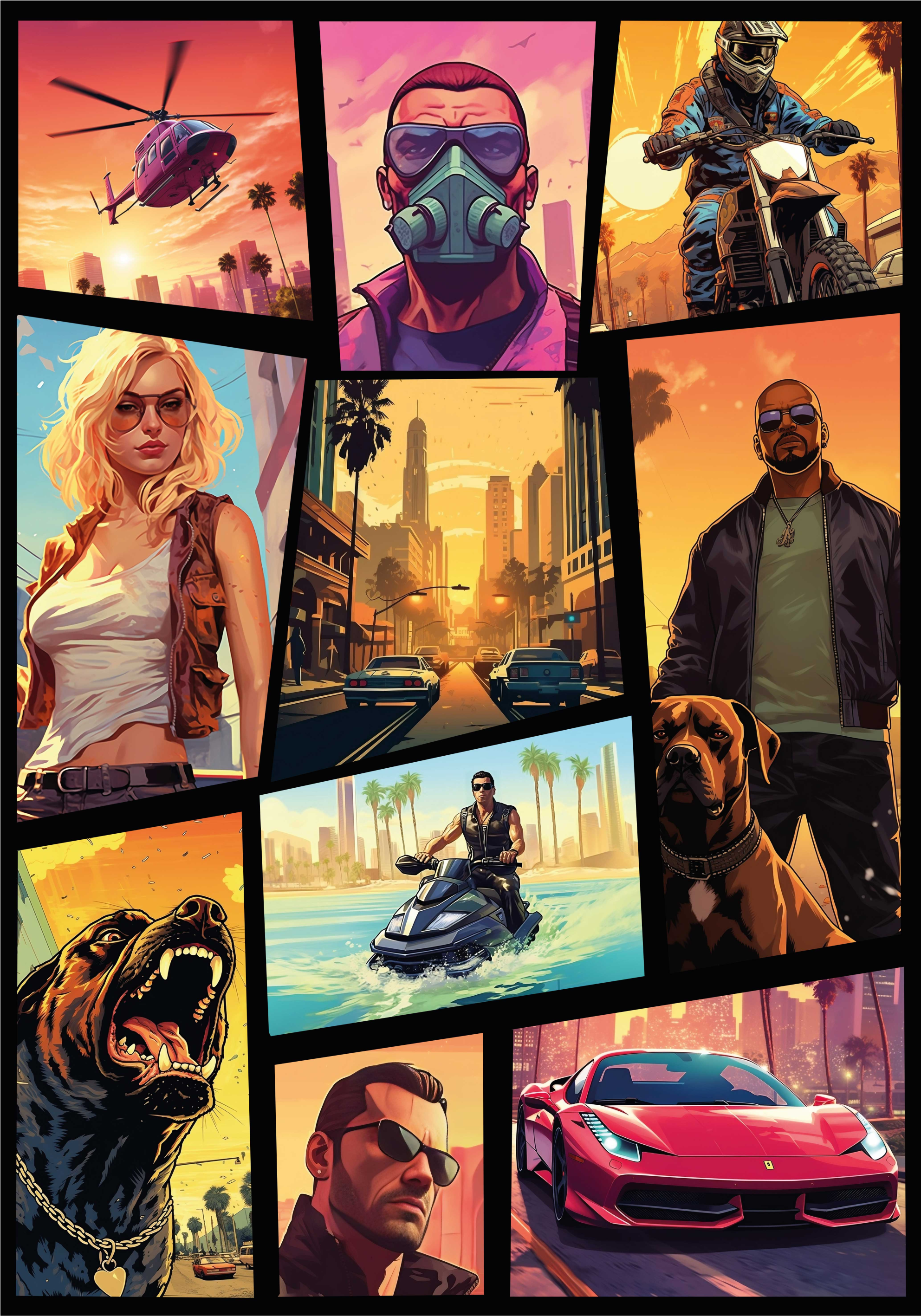 Adventure and action poster for teenagers - TenStickers