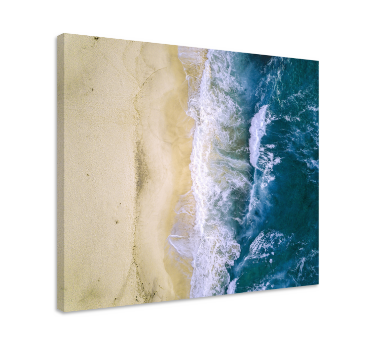 Nautical canvas art ocean wave tranquility - TenStickers