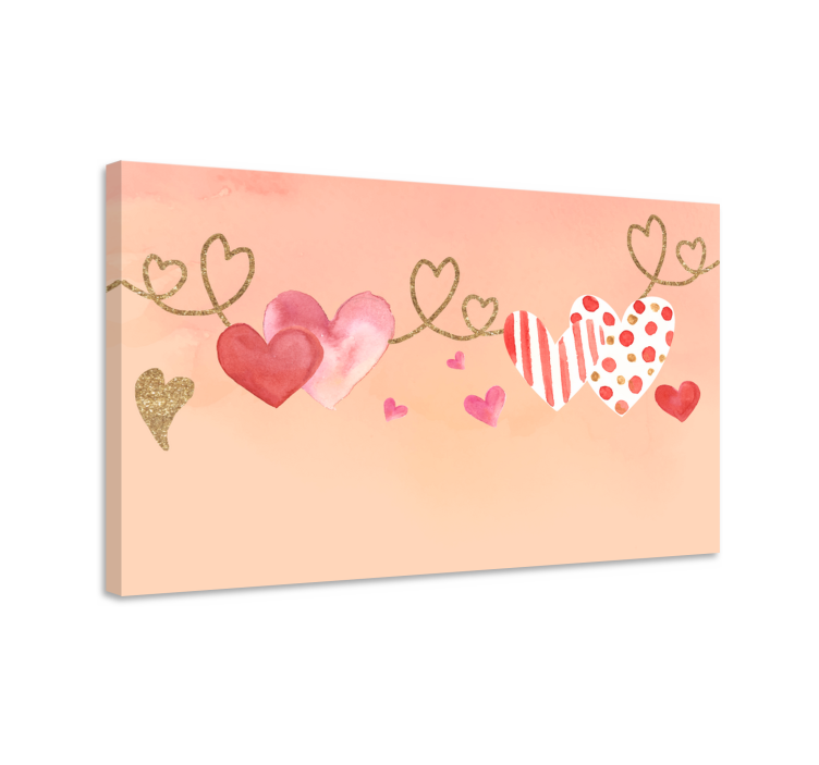 Flowers canvas heartfelt connections - TenStickers