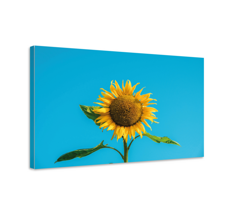Flowers canvas radiant sunflower bloom - TenStickers