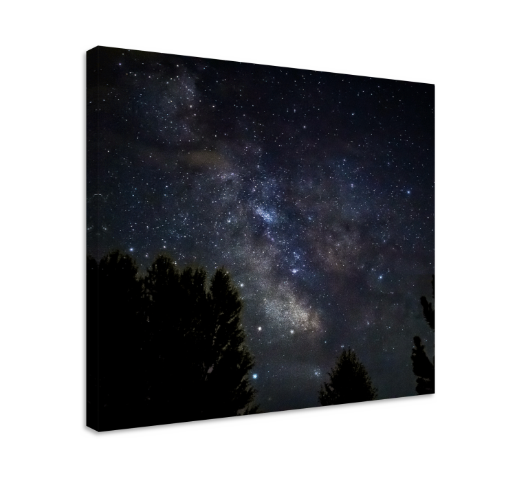 Landscape canvas celestial night sky - TenStickers